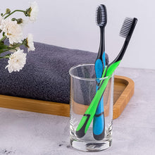 Soft Toothbrush With Plastic Round Box for Men and Women, Kids, Adults Plastic Toothbrush (10 pcs Set / Mix Color)