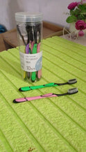 Soft Toothbrush With Plastic Round Box for Men and Women, Kids, Adults Plastic Toothbrush (10 pcs Set / Mix Color)